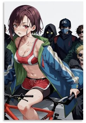 Zom 100 Poster, Wandkunst, Poster, Geschenk für Freunde, Schlafzimmer, Wohnzimmer, Dekoration, modernes ästhetisches Poster, dekorative Malerei, Leinwand, Wandposter und Kunstdruck, moderne