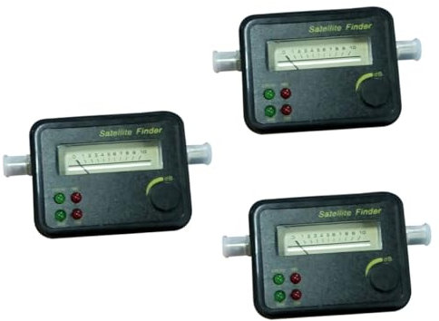 OSALADI 3 Pz Utv Monitor Lcd Illuminazione Interna Rilevatori Stellari Televisor Star Finder Ricevitore Rilevatori Segnale Tv Finder Up Illuminazione Interna Televisione Star Tuner