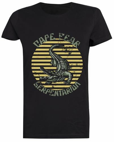 Cape Fear Serpentarium Schwarzes Frauen-T-Stück Kurzarm-T-Shirt
