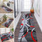 ZDYHMrj Teppich Läufer Flur Küche rutschfest waschbar Teppichläufer Lang 100X300CM Grau Schwarz Weiß Rot Korridor Teppichmatten Kücheteppich Schlafzimmer Wohnzimmer Flurmatten Breit 40-120cm