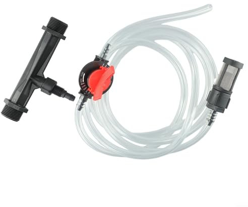UTTASU Inyector fácil de usar 34 Venturi del fertilizante para los sistemas de riego del jardín