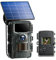 VOOPEAK Wildkamera mit Solarpanel, 4K 48MP Wildkamera mit Nachtsicht Bewegungsaktiviert, Wildtierkamera IR mit 2,0'' LCD Bildschirm 120° Weitwinkel IP66 Wasserdicht für die Wildtierüberwachung