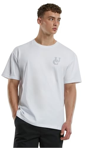 Urban Classics UC Weavy Logo Heavy Oversized Tee White, S