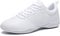 HWJHMX Cheerleading-Schuhe für Mädchen und Damen, atmungsaktiv, Tanzen, leicht, Wettkampf, bequem, Cheerleader-Schuhe, Größe, 2125 weiß, 35 EU
