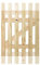 Premier Garden Supplies Made-To-Measure Wooden Picket Pale Pedestrian Garden Gate Heights between 3ft (91cm) to 4ft (120cm) by Widths upto 2.5ft (75cm)