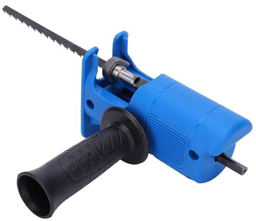 Säbelsägen-Adapter, Elektrische Bohrmaschine zu Säbelsägen-Adapter, Holzbearbeitung, Handsäge, Bohrmaschine, Stichsägen-Aufsatz (4 Satz Klingen)