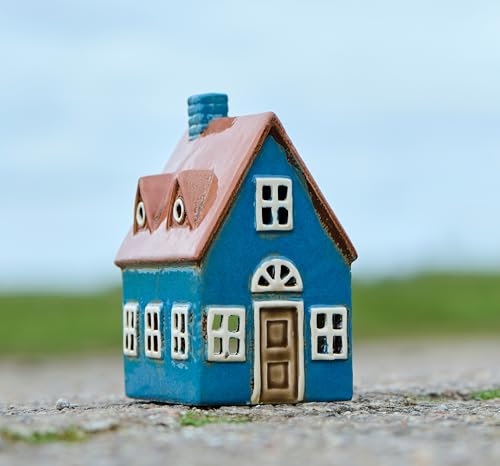 Haus f/Teelicht Nyhavn braune Tür