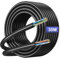 JARNHNG Cable Ethernet Cat 6 de 30 m, cable de red LAN de alta velocidad, cable de Internet Cat 6, 1 Gbps, 250 MHz, AWG24 UTP CCA (30 m), color negro