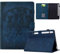 Vaitasy Funda para Samsung Galaxy Tab S6 10.5 2019 SM-T860/T865 Simpática Silueta de Gato Cuero PU con Multiángulo Folio Carcasa para Galaxy Tab S6 Azul
