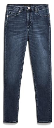 ARMEDANGELS Damen Skinny Jeans Mid Waist Bio-Baumwoll Mix X-Stretch TILLAA Skinny Fit Galaxy Blue 27/30