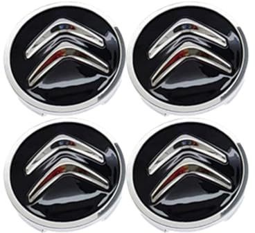NHRGOKQC Stück Auto Radnabenkappen für Citroen AMI 2020-2023,Langlebig Sonnenschutz Wasserdicht Nabendeckel Styling Auto Zubehör,C-56MM