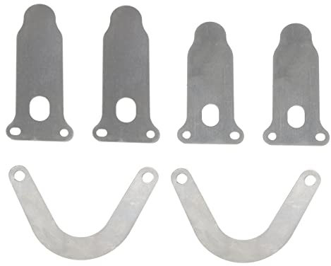 GETAJGHSD 6 Stücke Ventil Platte Zubehör Set Teile Kompressor Luft Ventile Luftpumpe Anhänge Luftpumpe Ventil Platte Silber Metall