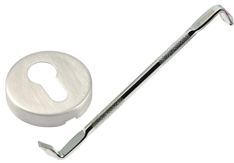 Rosette Lifter for Rosette Clip/Rosettenheber für Rosettenclip-Setzer, Z-förmiger magnetischer Schraubendreher, schnelleres Lösen von Schutzkappen, aus Edelstahl