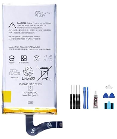 Generic Akku G020J-B, 3700 mAh, 3,85 V, kompatibel mit Pixel 4XL Handy-Akku