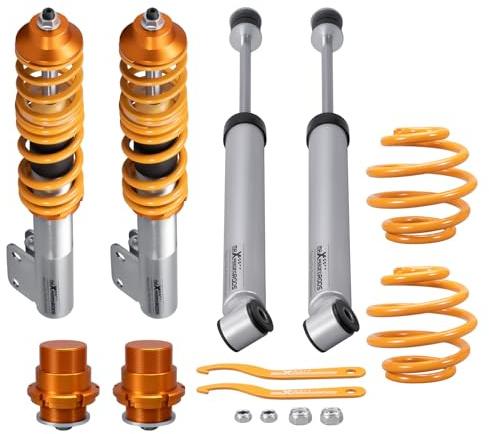 maXpeedingrods Amortisseur de suspension à hauteur réglable pour Renault Clio II 1998-2005