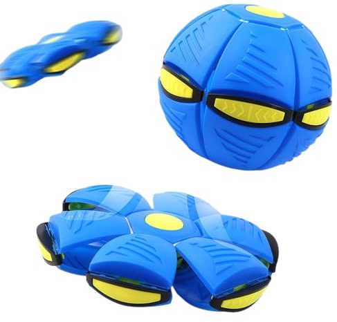 MIFKLMV Magic Bouncing Ball, 2026 New Magic Meta Ball, 2-in-1Bouncy Balls with 6 Light Magic Metaball Bouncing Balls, Family Interactive Play & Flying Saucer Pet Toy Suitable for Indoor & Outdoor Use
