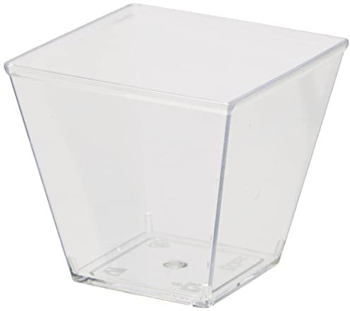 GUILLIN Guilllin – Moulinipack Verine60C Beutel mit 50 Gläsern in Pyramidenform, 60 ml, Polystyrol, transparent, 5,1 x 5,1 x 4,6 cm