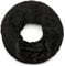 styleBREAKER warmer Feinstrick Loop Schal mit Flecht Muster und sehr weichem Fleece Innenfutter, Schlauchschal, Unisex 01018150, Farbe:Schwarz