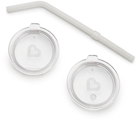 Munchkin Lot de 3 couvercles à paille pour tasses Miracle 360