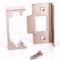 Tubular Nickel Rebate Kit for Mortice Latch | for 13mm Double Rebated Doors