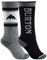 Burton Kinder Snowboard Socken Weekend Midweight, True Black, SM, 15171103001