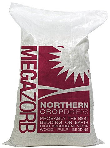 Megazorb Original Virgin Wood Pulp Horse Bedding by-Product of the British Paper-making Industry