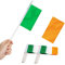 Anley Irish National 5x8 Zoll HandHeld Mini Flagge mit 12 weißem Solid Pole - Irland Stick Flagge, lebendige Farbe und lichtecht - Hibernian 5 x 8 Zoll Handgehaltene Stick Flaggen mit Speerspitze