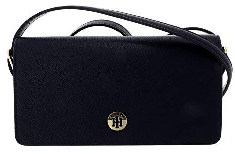 Tommy Hilfiger Damen Honey Flap Crossover Umhängetasche Blau (Sky Captain)