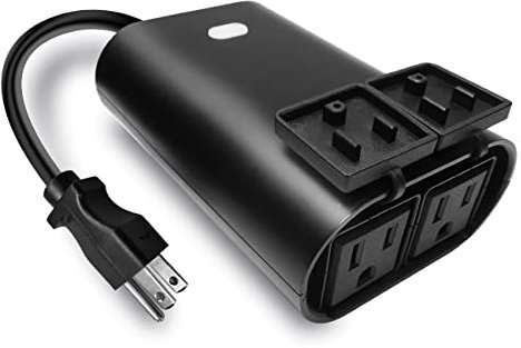 Z-Wave Plus Marche/Arrêt Lumière et Appliance Plug, Deux Marche/Arrêt Smart Outlet, Zwave Hub requis, fonctionne avec SmartThings, Wink, Alexa