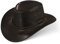Black Forest Fox Herren Damen Cowboy Hut NEMI in 3 Farben Unisex (Dark Brown, XL)