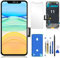 ZOETEC Bildschirm Ersatz für iPhone 11 6,1 Zoll (Modell A2111, A2223, A2221) LCD und Digitizer Montage mit Touchscreen, COF Technologie, komplettes Reparaturset, wasserdichter Kleber