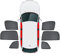 Auto Sonnenschutz für BMW 3 Series travel E91 2005-2013, Front Heck and Seitenscheibe UV Schutz Datenschutz