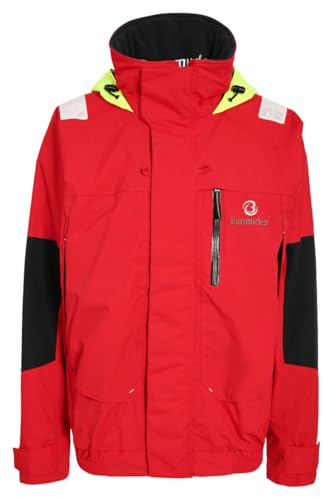 Bermudes Herren Jacke mit Mesh-Futter Wasserdichter Mantel, Vermeil, XXL