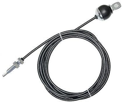 Câble de Gymnastique, 1-6m Corde Fil d'acier de Remise en Forme pour DIY LAT Home Gym Poulie Câble Machine (Color : 2.5m)