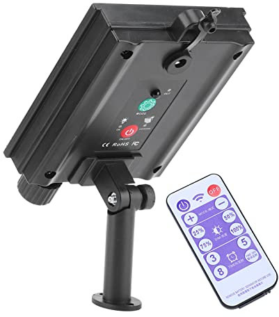 Contrôleur de Guirlande Lumineuse Solaire, Lampe À Batterie Solaire, Boîtier de Télécommande Automatique, Panneau D’Entraînement de Luminance Réglable Étanche, pour Led Extérieures (Sortie 24V)