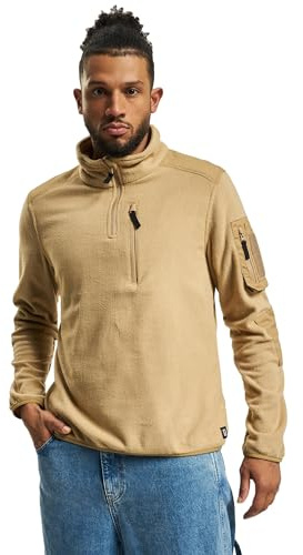 Brandit Fleece Troyer Ripstop, color: camel, size: 3XL