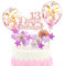 Glitzer 13. Geburtstag Cupcake Topper, Official Teenager 13.Geburtstag Tortendeko Rosa fur Mädchen, 13 Kuchen Topper, 13. Geburtstag Party Kuchen Deko,13 Happy Birthday Kuchen Dekoration (Rosegold)