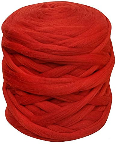 1m Filzwolle Märchenwolle Merino Nassfilzen Trockenfilzen Spinnen über 100 Farben Meterware, Farbe Wolle:011 rot