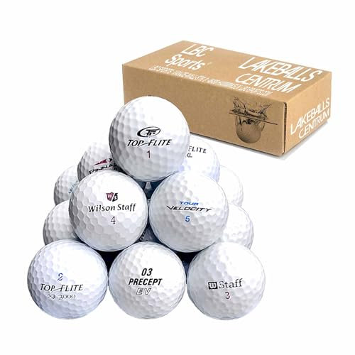 lbc-sports | Lakeballs Mix | 100 STÜCK | Golfbälle | AAA/AA | Qualität | im Netzbeutel