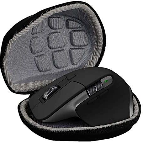 VBESTLIFE Eva-Hartschalenkoffer für MX Master 3, Master 2S, Master, Kabellose Maus, Reiseschutztasche mit Handschlaufe