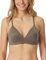 Schiesser Damen BH gepaddet ohne Bügel - Invisible Soft, Taupe_181765, 70A