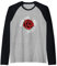 Keep Calm Emily is Here, lustiges Design mit Namen Grunge Rose Raglan