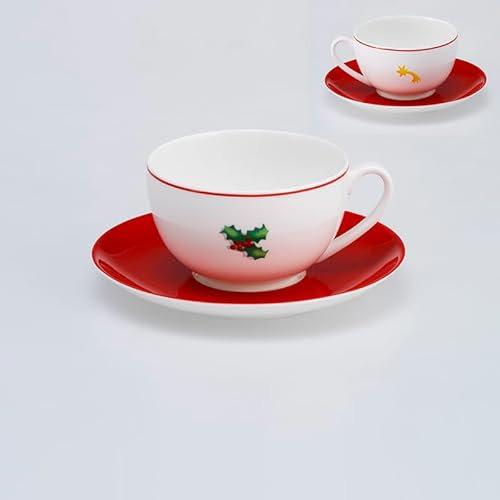 Dibbern Sonderaktion FBC Season´s Greetings - Kaffeetasse 0,25 l mit Untere - NEU