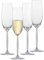 SCHOTT ZWIESEL Sektglas Muse (4er-Set), elegante Champagner Gläser mit Moussierpunkt, spülmaschinenfeste Tritan-Kristallgläser, Made in Germany (Art.-Nr. 123673), Klar, Kristall