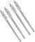 4Pcs Flat Wood Drill Bit Set High Carbon Steel 3-Point Woodworking Drilling Tool 10mm Professional Accessories