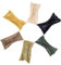 HONMEET 6pièces Élastiques à Cheveux Épais Avec Élastique Accessoires Pratiques Pour Chignon Et Queue De Cheval Jaune Bleu Foncé Bleu Herbe Beige