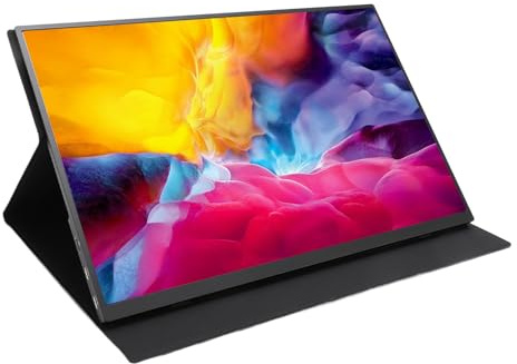 Annadue 14.5in 4K Portable Monitor, 3840x2400P 60Hz | USB C External Display for Laptop, Mini HDMI Monitor for Stock Trading, 16:10 Screen for Business Meeting, 3072x1920P 90Hz fo
