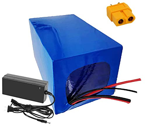 Batterie au Lithium, 72 V, Batterie Lithium-ION 60 Ah, 50 Ah, 40 Ah, 30 Ah, 20 Ah, Batterie 1000 W à 5600 W, Batterie au Lithium, Batterie Plomb-Acide remplaçable avec Chargeur et