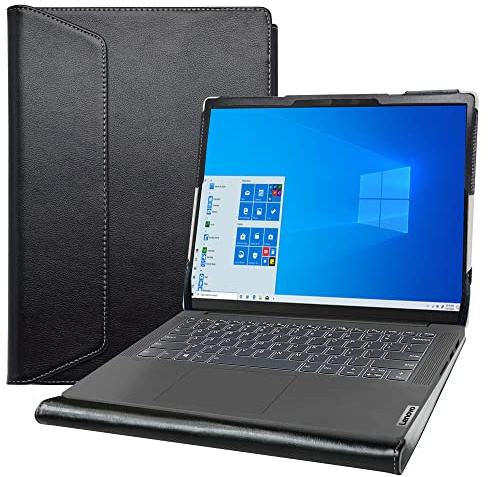 Alapmk Protective Case for Dell Inspiron 14 5441/Latitude 5455/Latitude 7450 2-in-1/Inspiron 14 Plus 7441/Latitude 7455,Case for Lenovo IdeaPad 5X 2-in-1 Gen 9/IdeaPad 5 2 in 1 14AHP9,Black