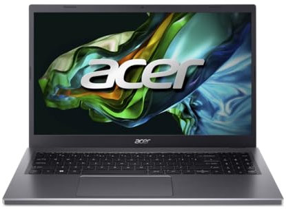 Acer Aspire 5 A515-57-78XY, Ordenador Portátil 15,6” Full HD LCD (Intel Core i7-12650H, 32 GB RAM, 1024 GB SSD, Intel UHD Graphics, Sin Sistema Operativo) Color Gris, Teclado QWERTY Español